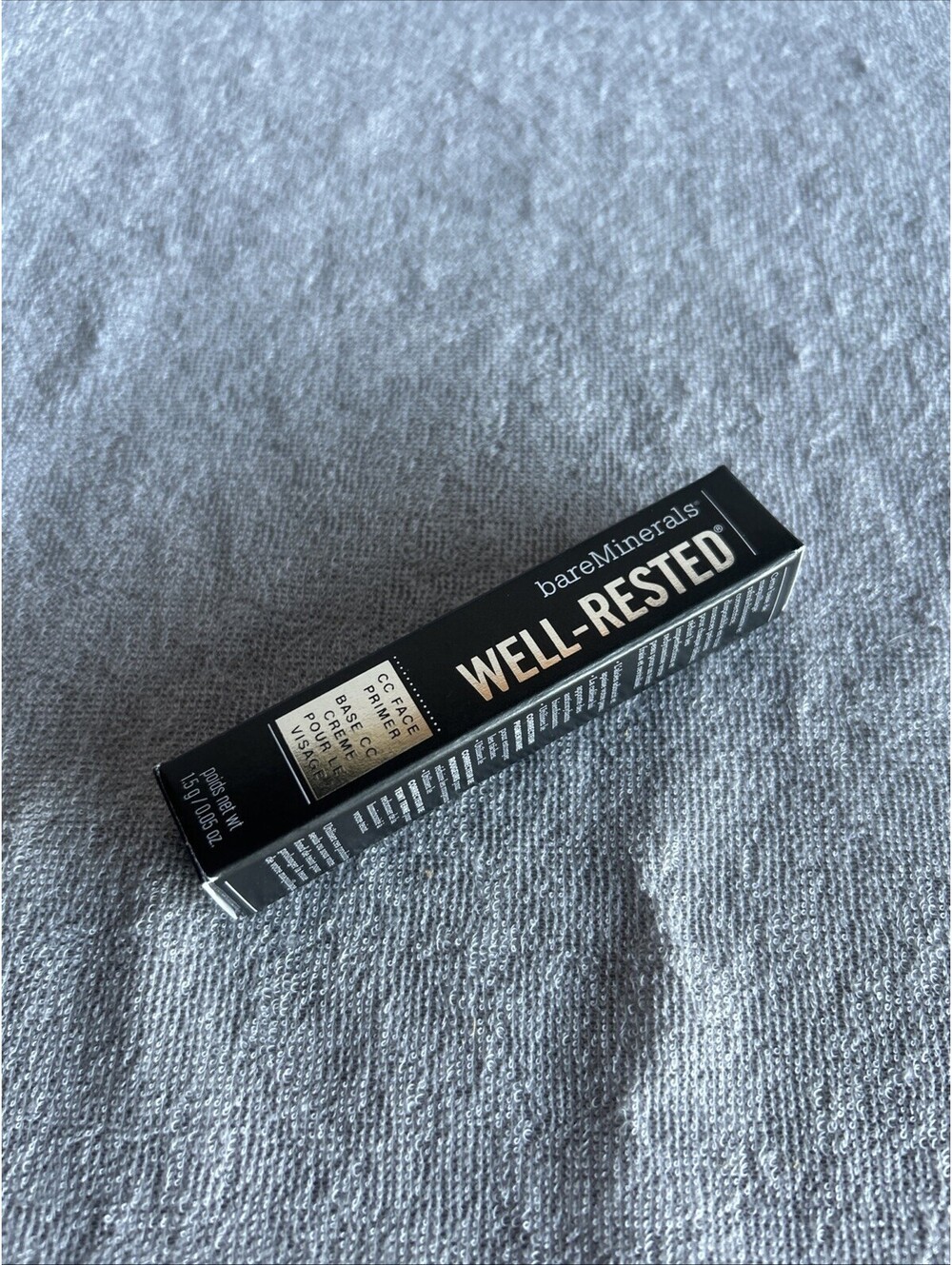 BareMinerals WELL-RESTED CC Face Primer .05 oz Dullness Corrector